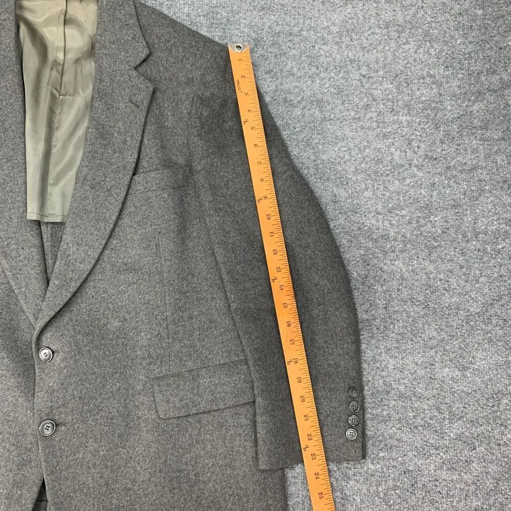 Vintage Anderson Little Strathmore Blazer Mens 44 Camel Hair 2 Button Sport Coat
